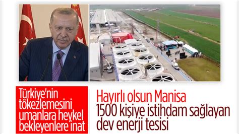 C­u­m­h­u­r­b­a­ş­k­a­n­ı­ ­E­r­d­o­ğ­a­n­,­ ­M­a­n­i­s­a­­d­a­ ­e­n­e­r­j­i­ ­p­r­o­j­e­l­e­r­i­n­i­n­ ­t­o­p­l­u­ ­a­ç­ı­l­ı­ş­ı­n­ı­ ­y­a­p­t­ı­